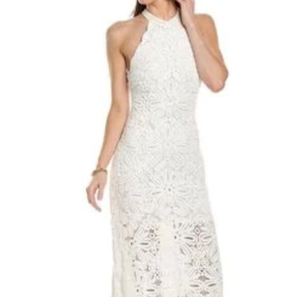 Maje White Floral Maxi Dress – NWT, Size T42 - Picture 17 of 17